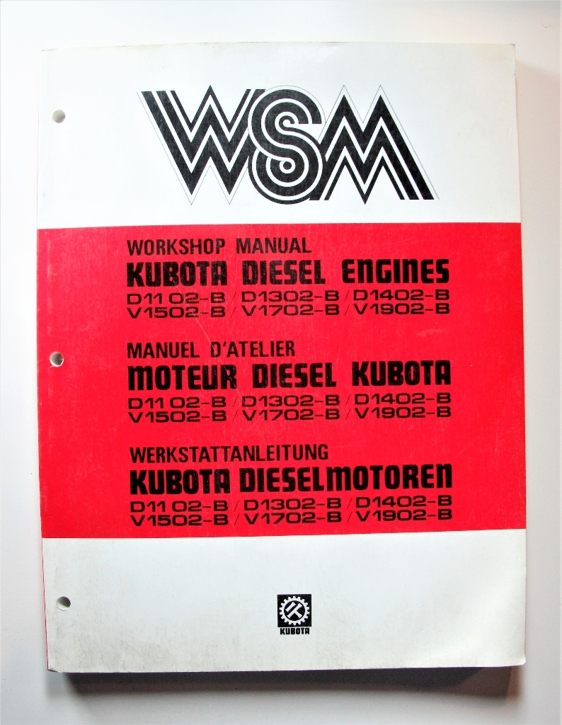 Kubota Diesel Engines Workshop Manual