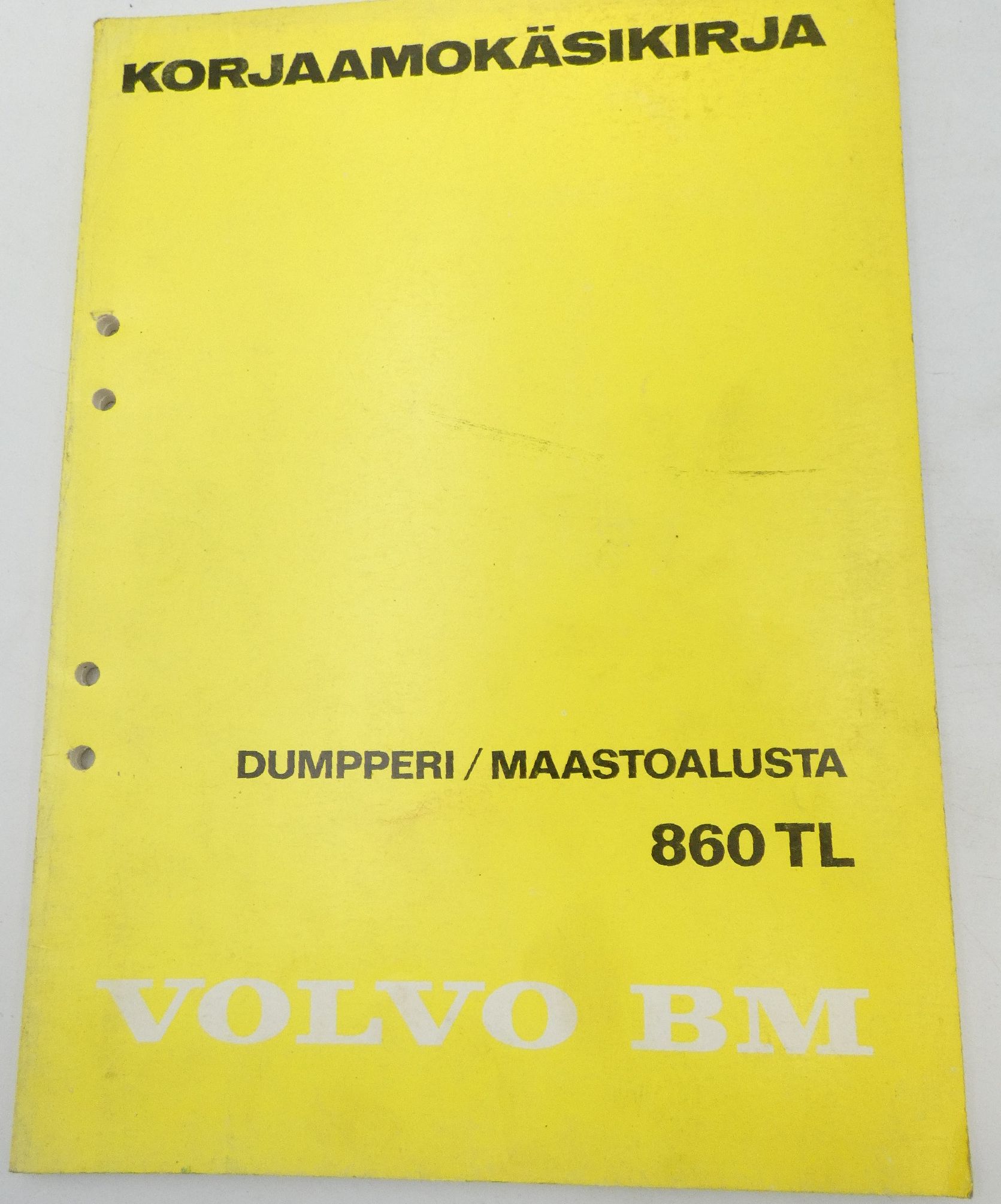 Volvo BM 860TL korjaamokäsikirja