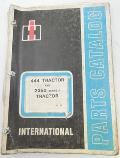 International 444 tractor and 2350 series A tractor parts catalog