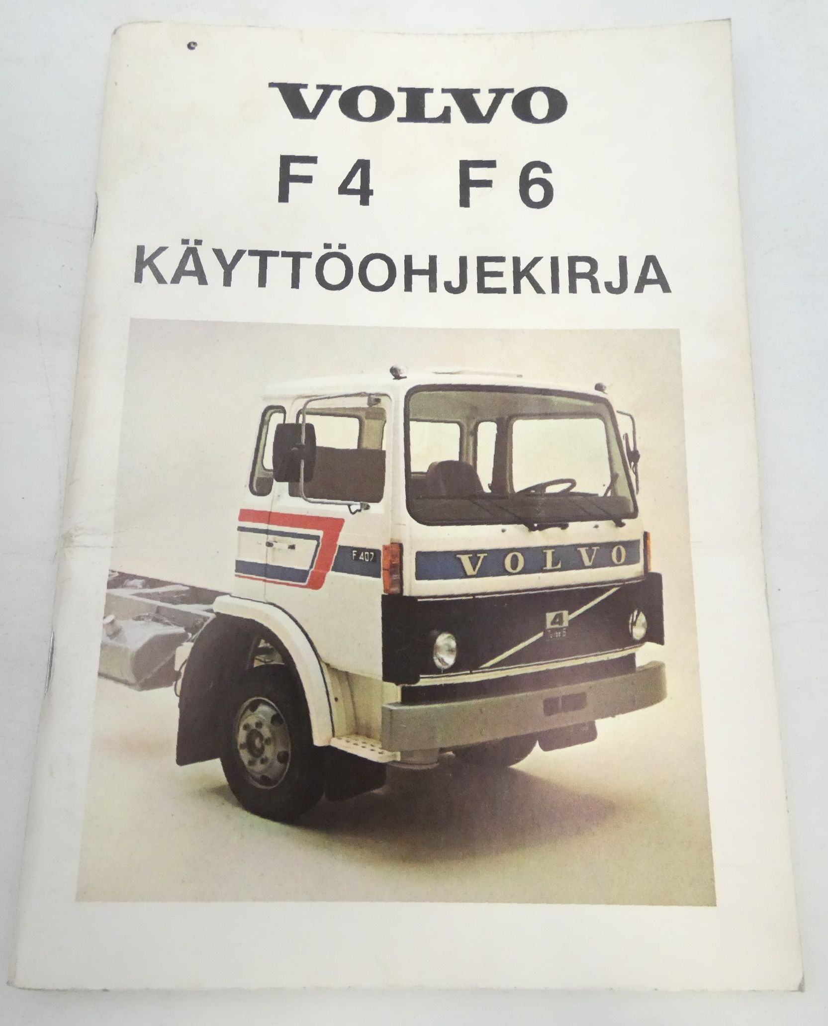 Volvo F4, F6 käyttöohjekirja