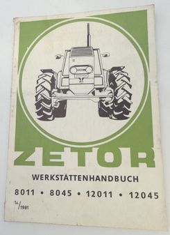 Zetor 8011, 8045, 12011, 12045 werstättenhandbuch