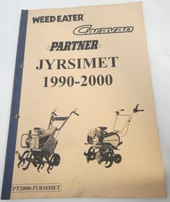 Caravan Partner jyrsimet 1990-2000 varaosakirja