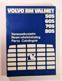 Volvo BM Valmet 505 605 705 805 Varaosakuvasto