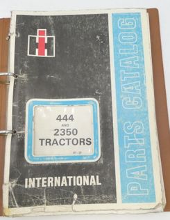 International 444 and 2350 tractors parts catalog
