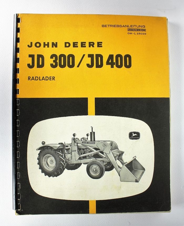 John Deere JD300 ja JD400 Ohjekirja