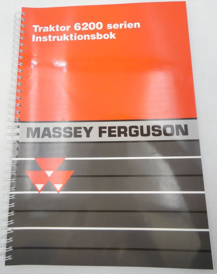 Massey-Ferguson traktor 6200 serien instruktionsbok