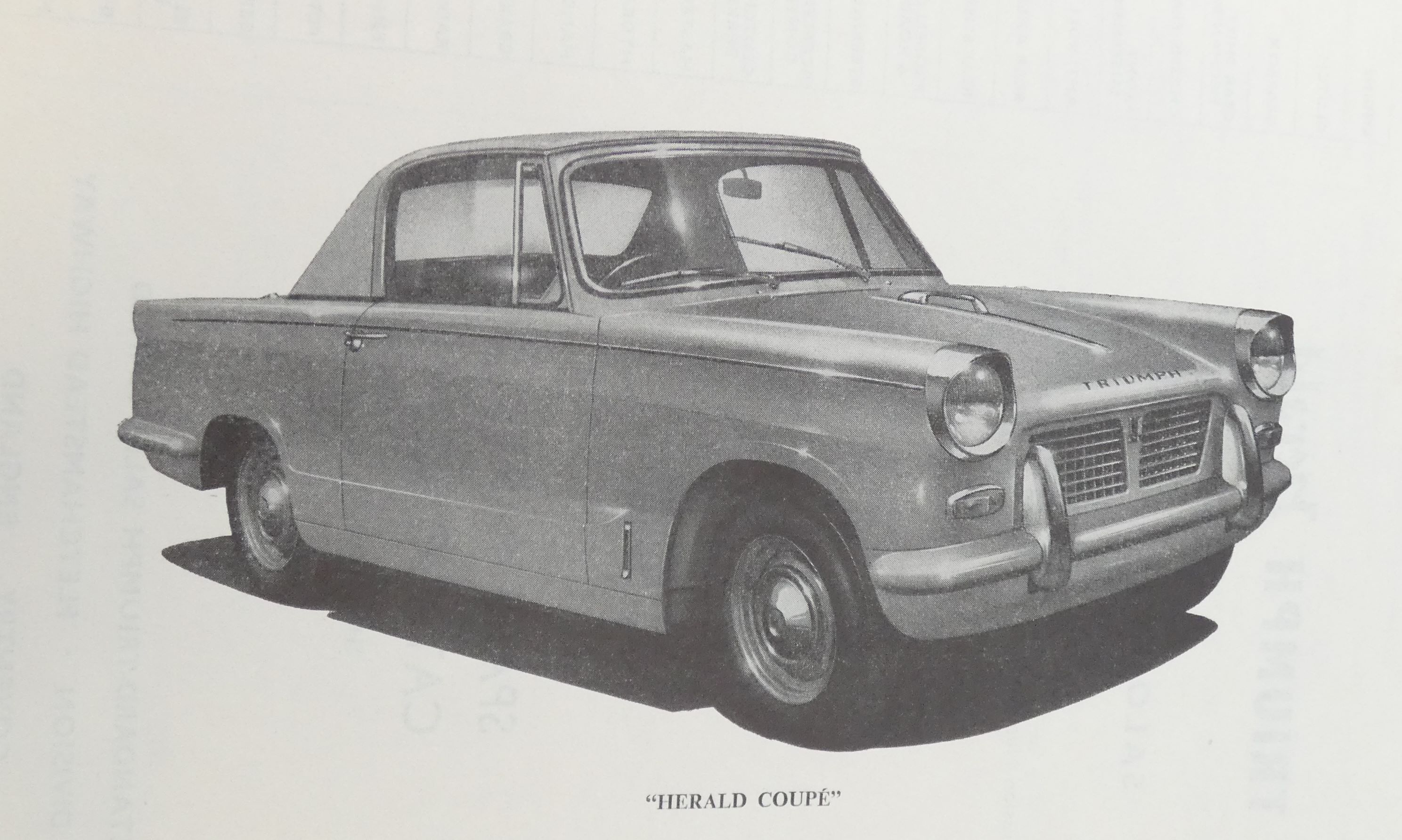 Triumph Herald & coupé spare parts catalogue