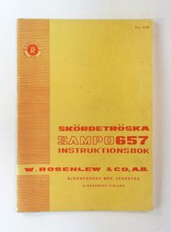 Sampo 657 Instruktionsbok