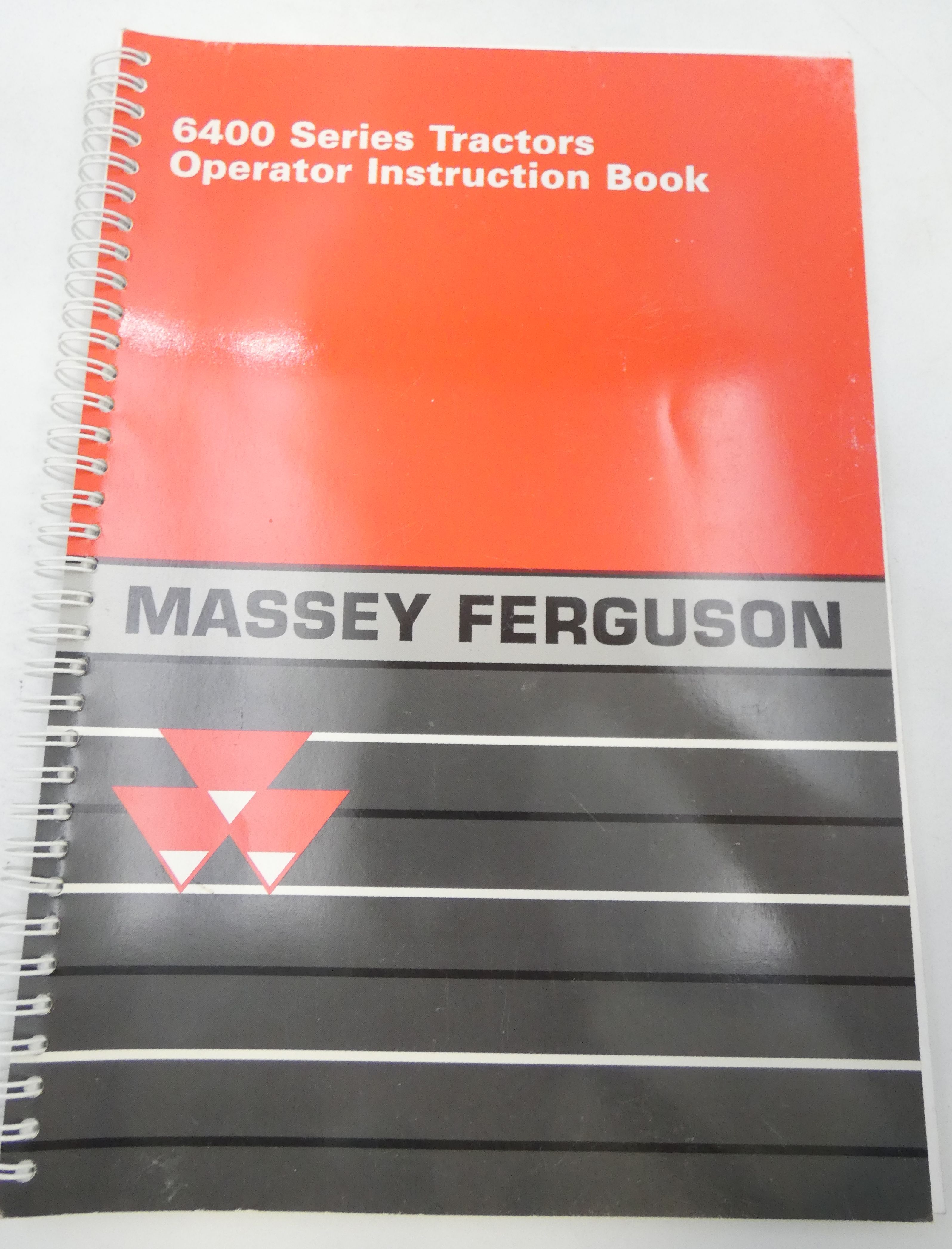 Massey-Ferguson 6400 series tractors operator instruction book