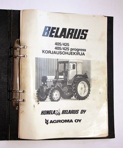 Belarus 405, 425, 405 Progress, 425 Progress Korjausohjekirja