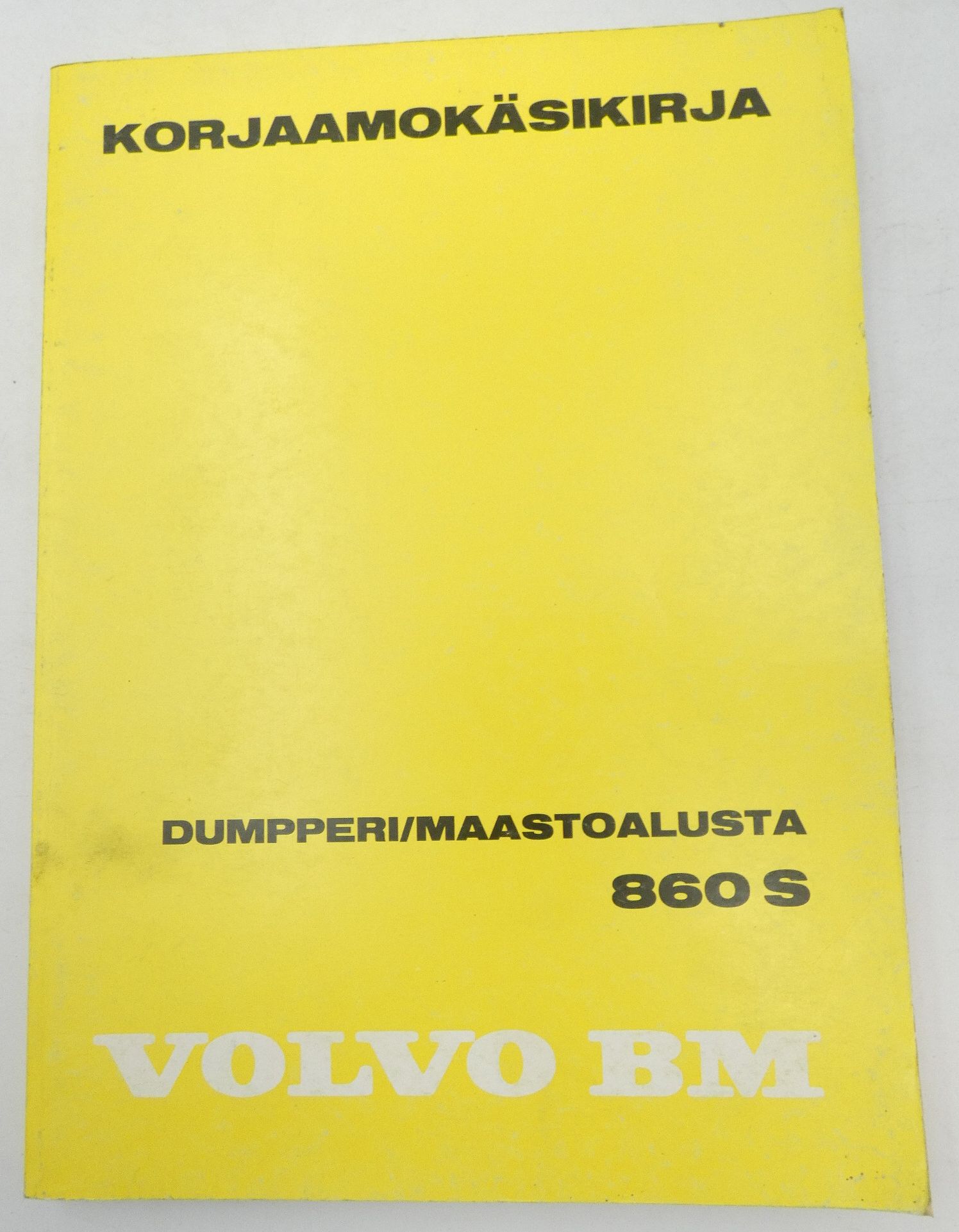 Volvo BM 860S korjaamokäsikirja