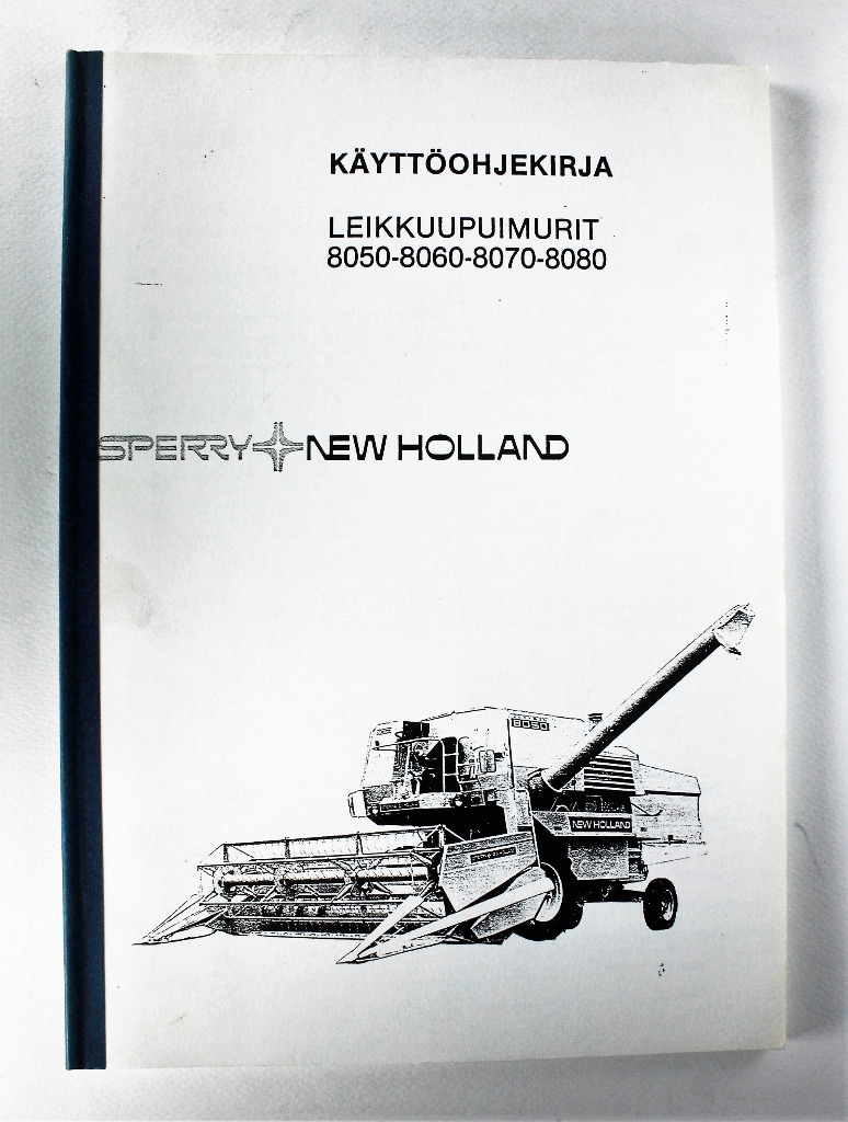 New Holland 8050, 8060, 8070, 8080 Käyttöohjekirja