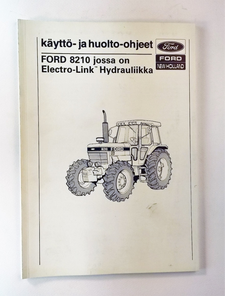 Ford 8210 Electro-Link Käyttö- ja huolto-ohjeet