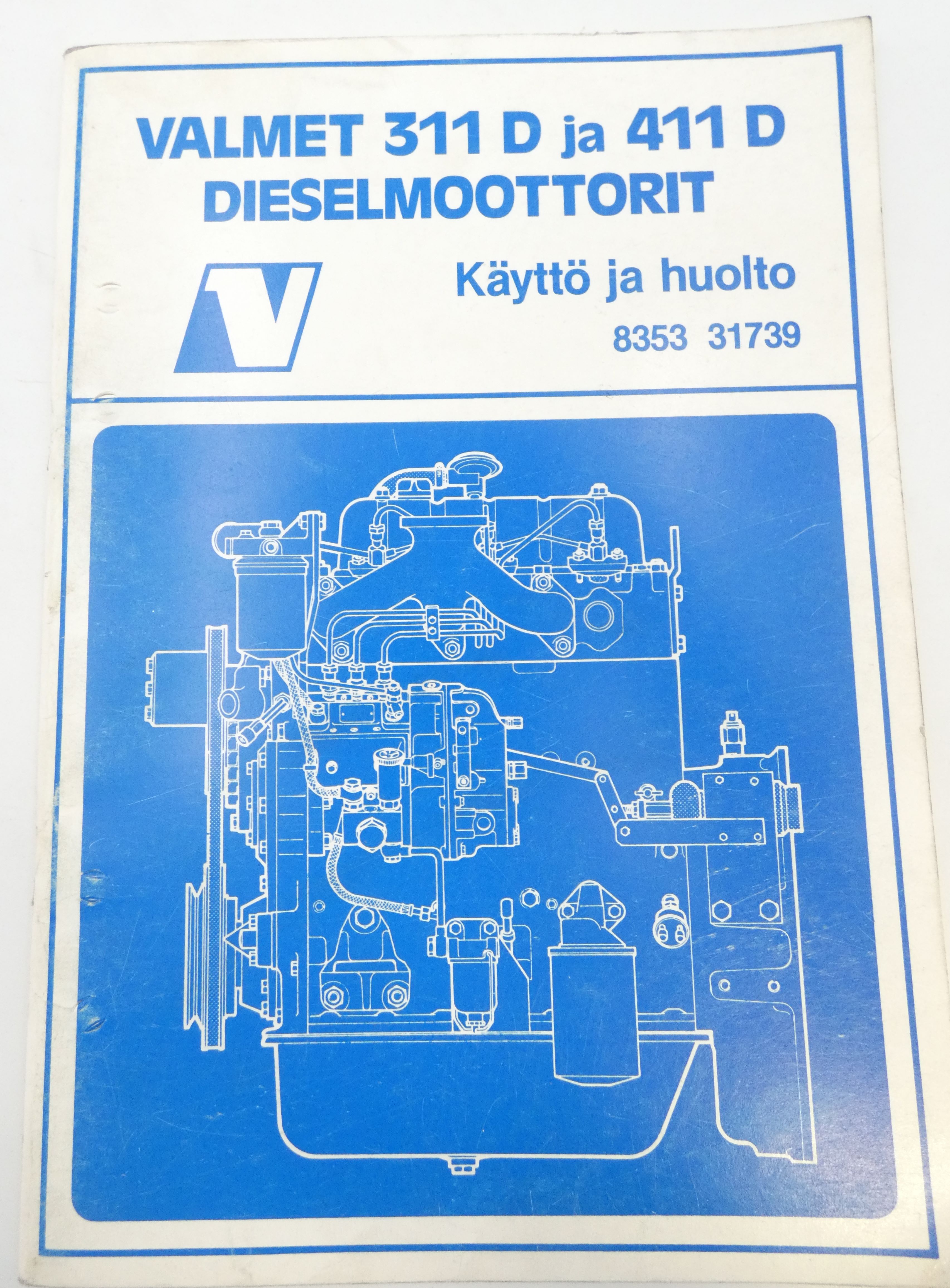 Valmet 311D ja 411D dieselmoottorit käyttö ja huolto