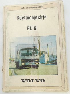 Volvo FL6 käyttöohjekirja
