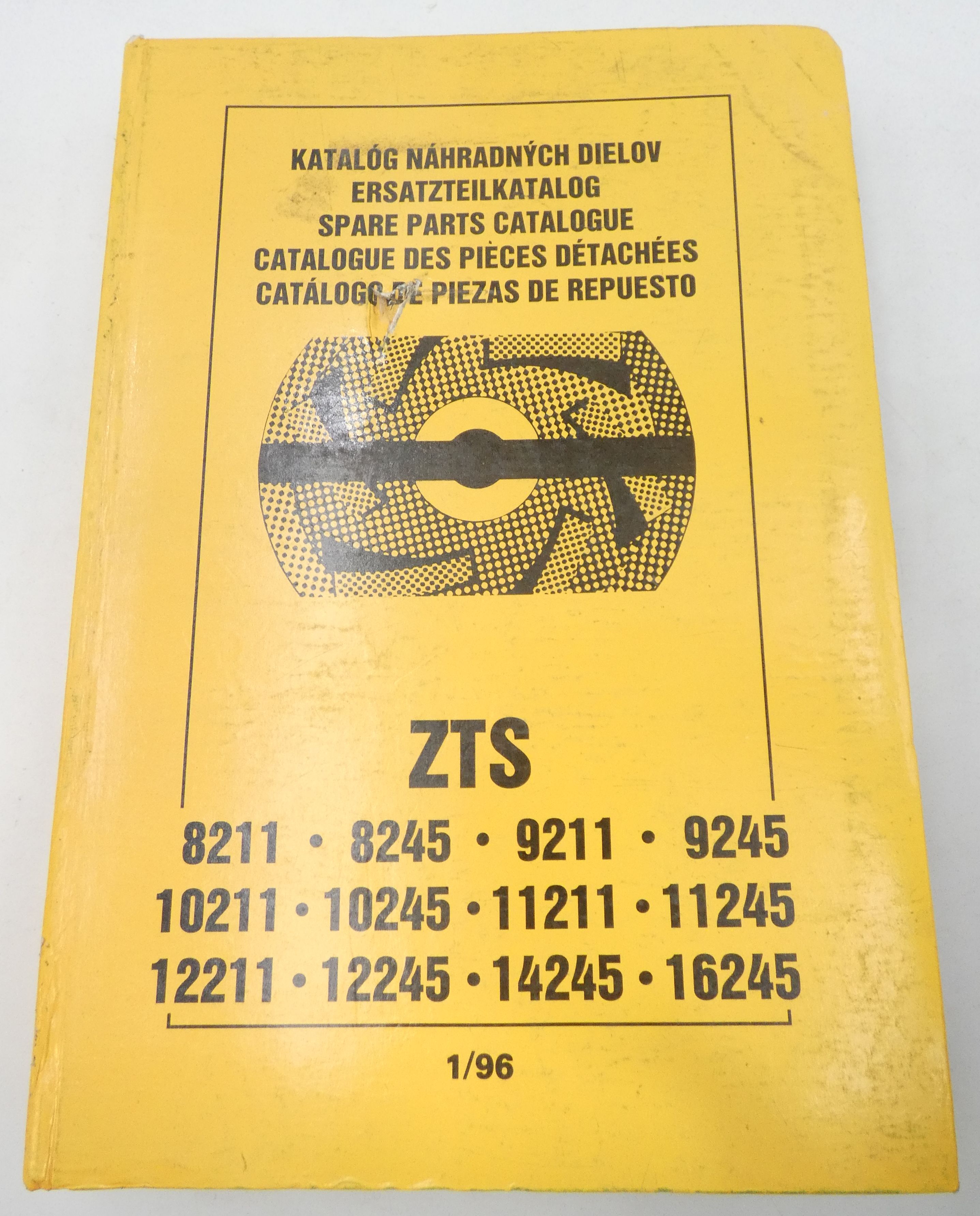 ZTS 8211, 8245, 9211, 9245, 10211, 10245, 11211, 11245, 12211, 12245, 14245, 16245 spare parts catalogue