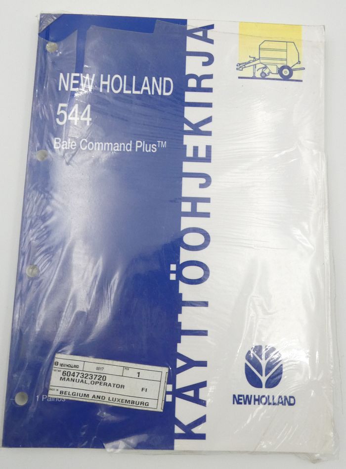 New Holland 544 baler käyttöohjekirja