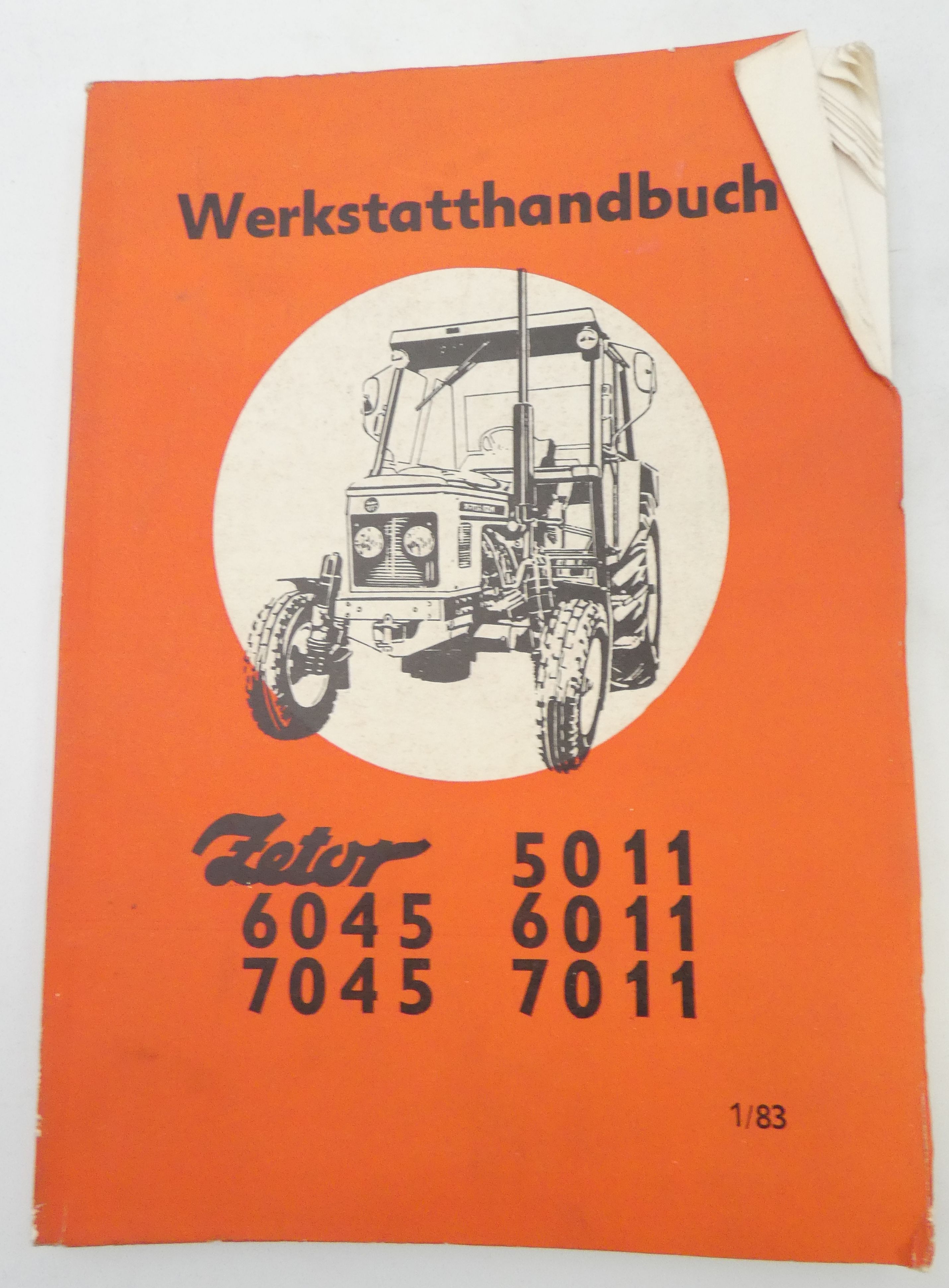 Zetor 5011, 6011, 7011, 6045, 7045 werkstatthandbuch