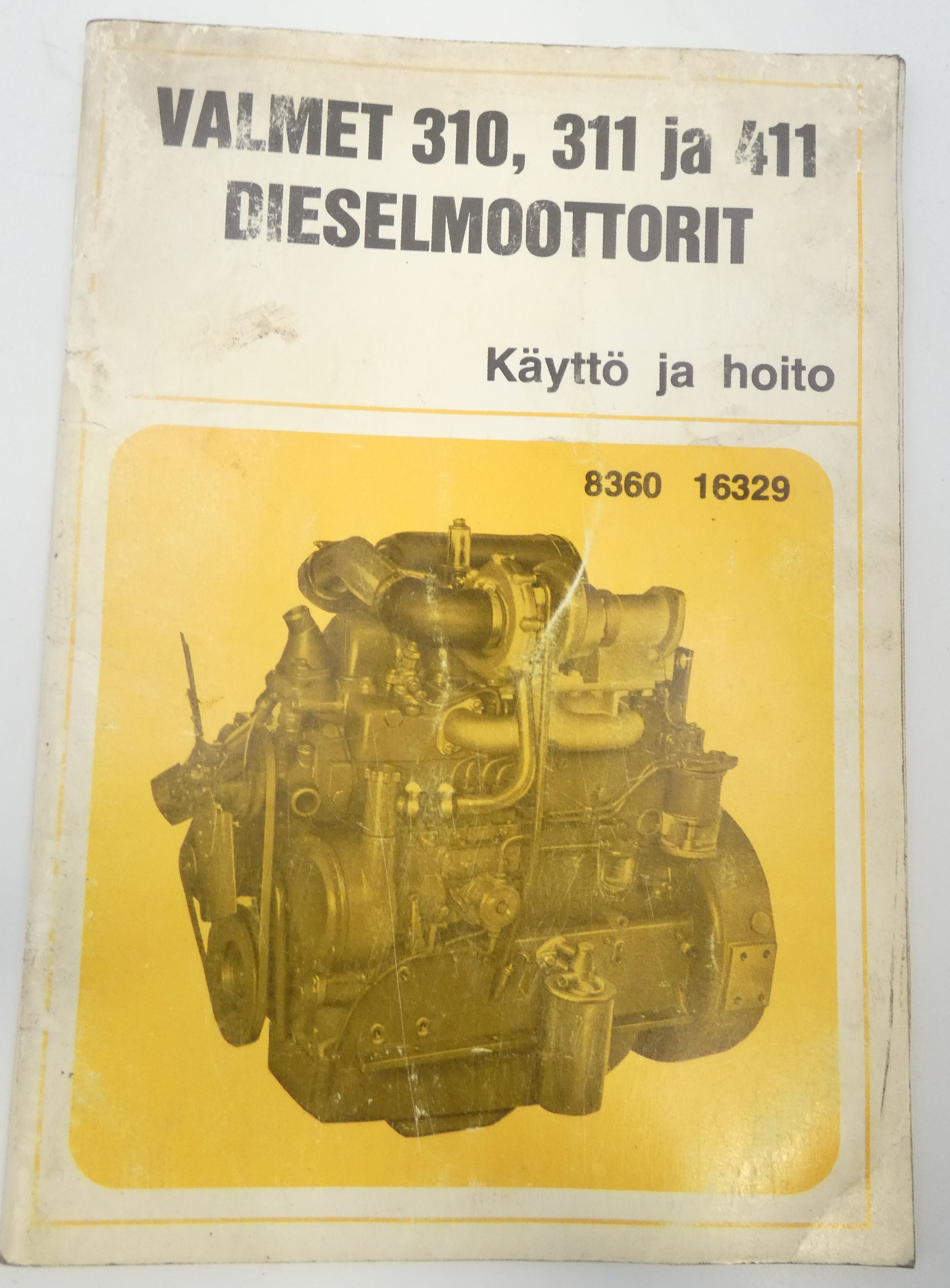 Valmet 310, 311 ja 411 dieselmoottorit käyttö ja hoito