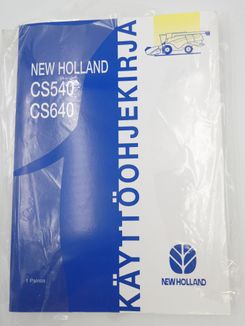 New Holland CS540 ja CS640 käyttöohjekirja