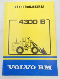Volvo Bm 4300B käyttöohjekirja