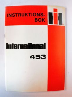 International 453 Instruktionsbok