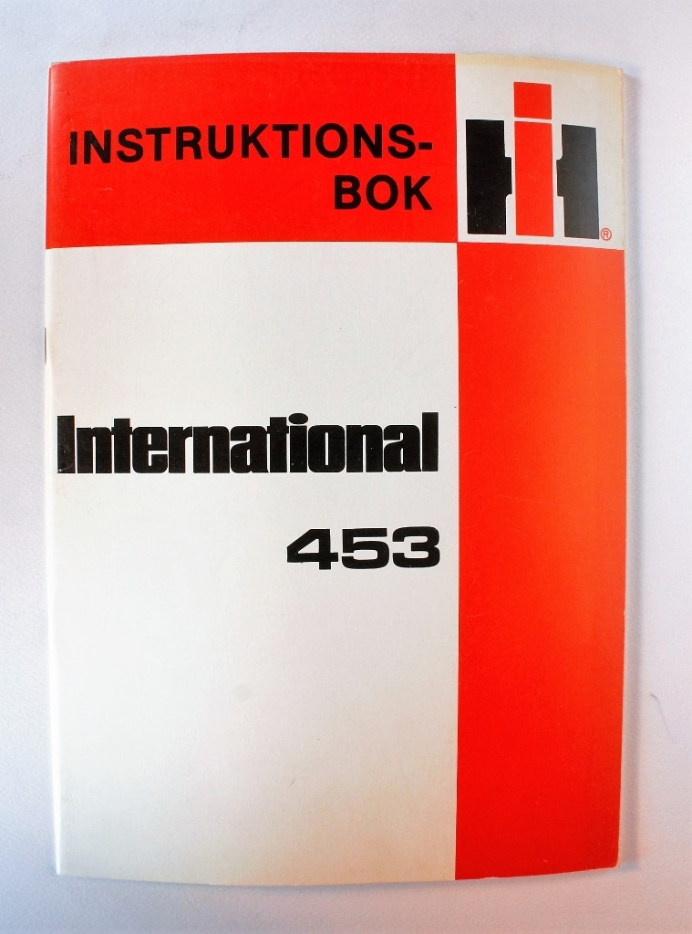 International 453 Instruktionsbok