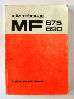 MF 675, 690 Käyttöohje