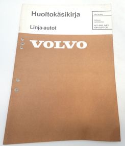 Volvo MT640, 643, 644, 654CR Allison-vaihteistot huoltokäsikirja
