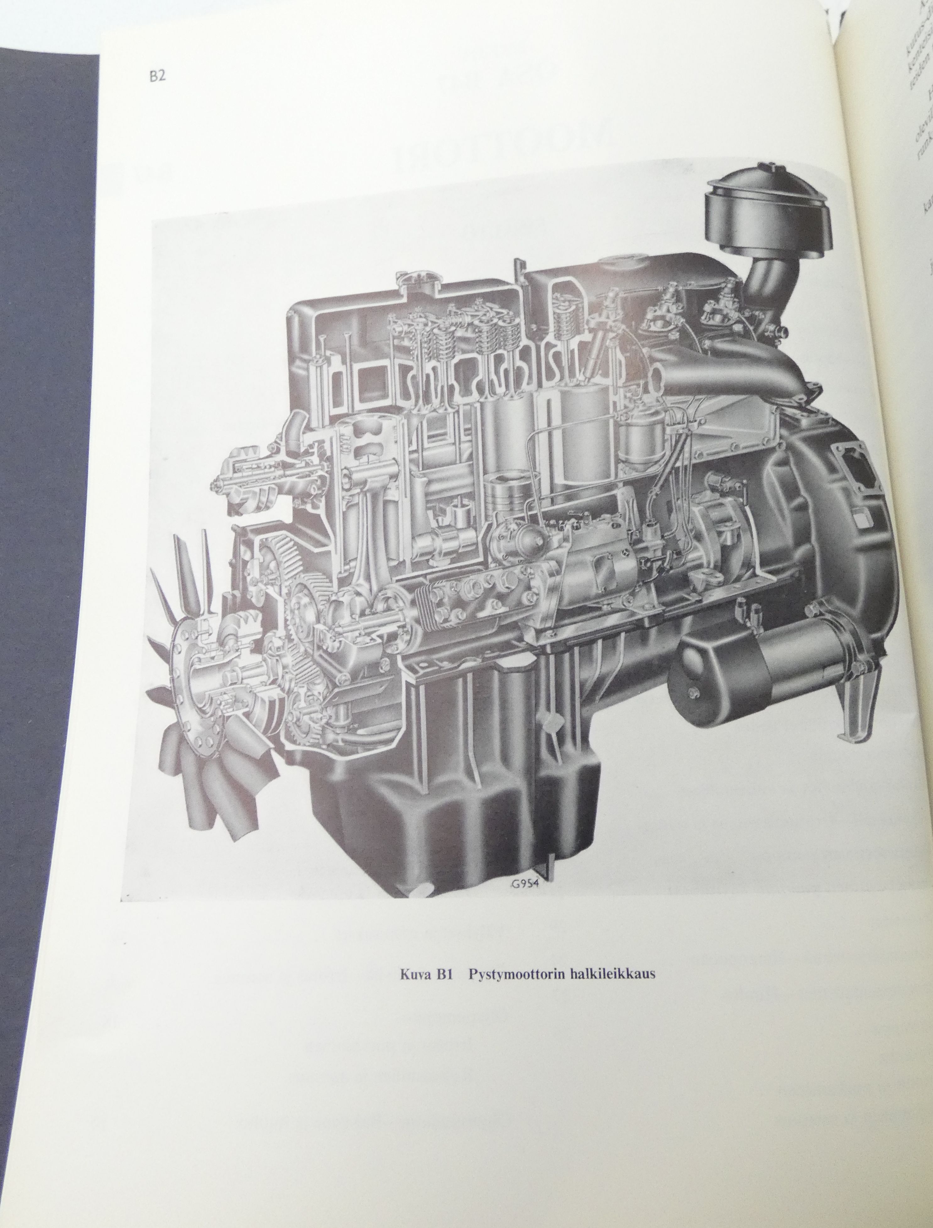 Vanaja AEC A505 suorasuihkutus -dieselmoottorin huoltokirja