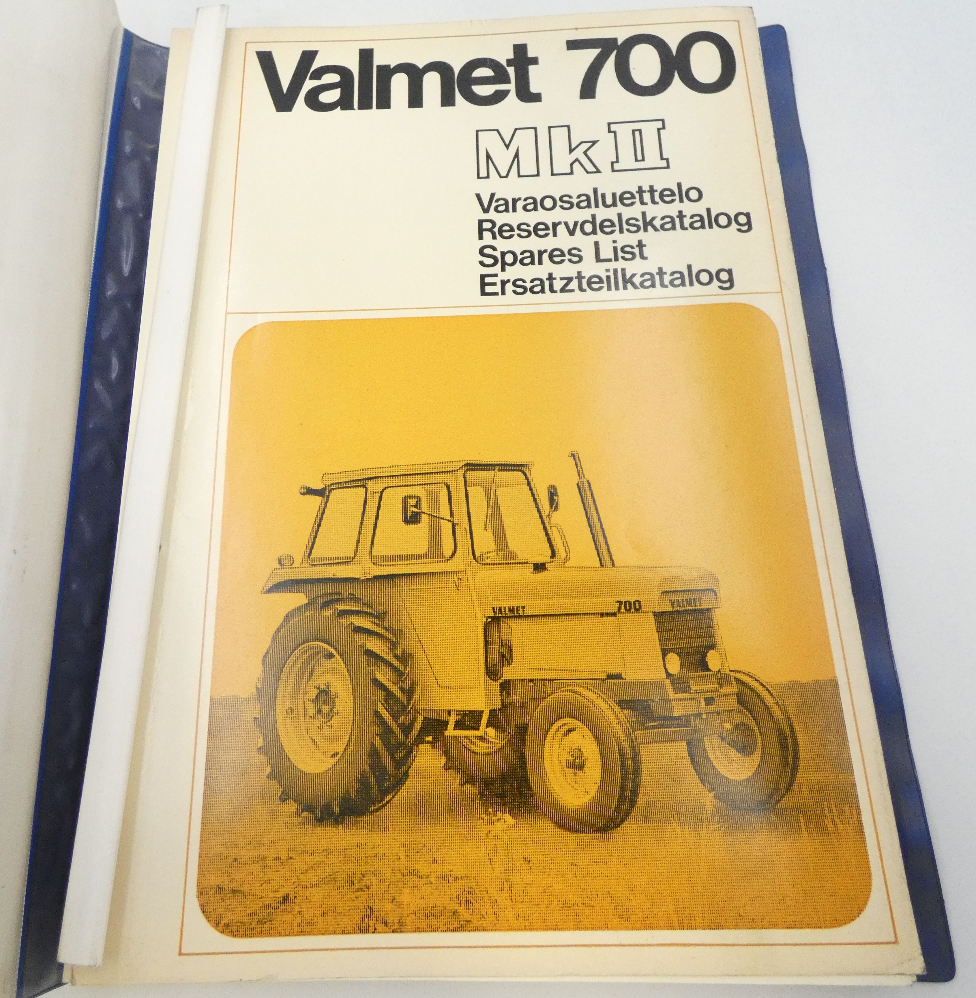 Valmet 700 Mk II varaosaluettelo