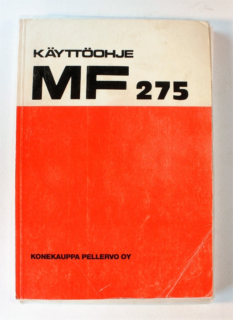 MF 275 Käyttöohje