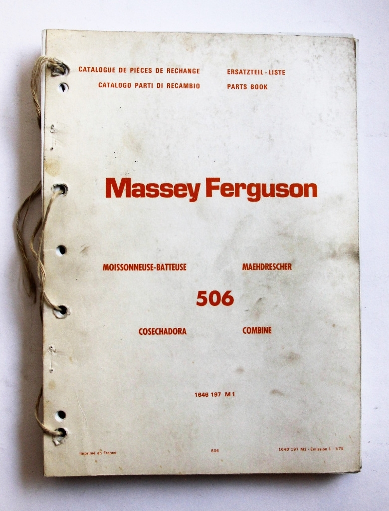 MF 506 Parts Book