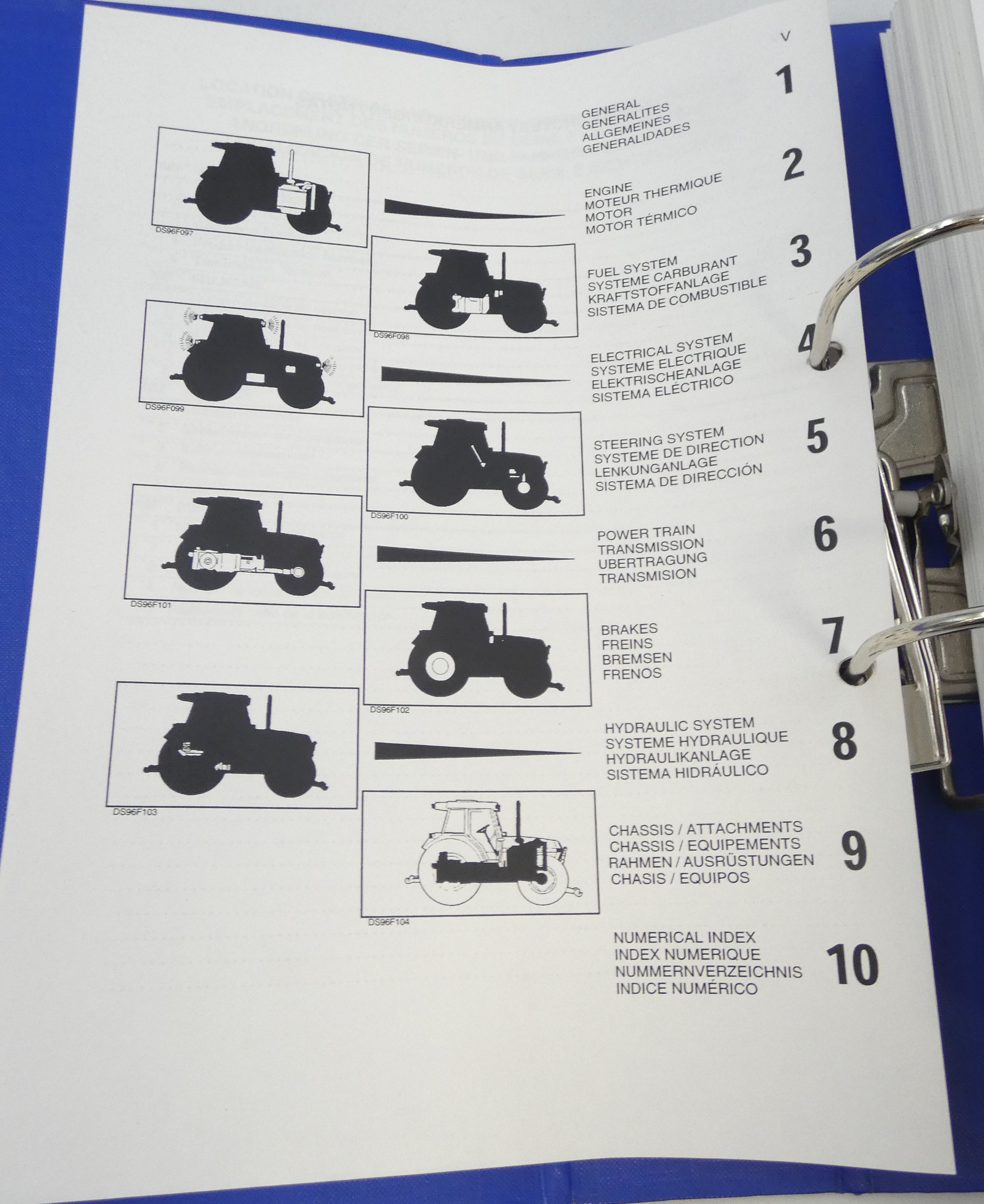 Case MX110, MX120, MX135 parts catalogue