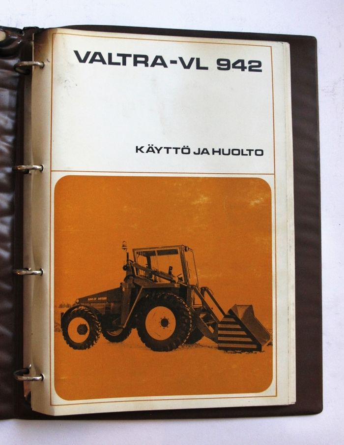 Valtra VL 942 Käyttö ja Huolto