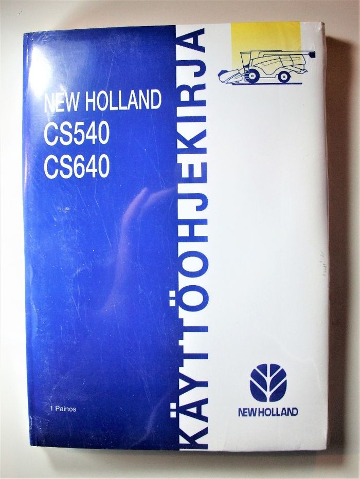 New Holland CS540 CS640 Käyttöohjekirja