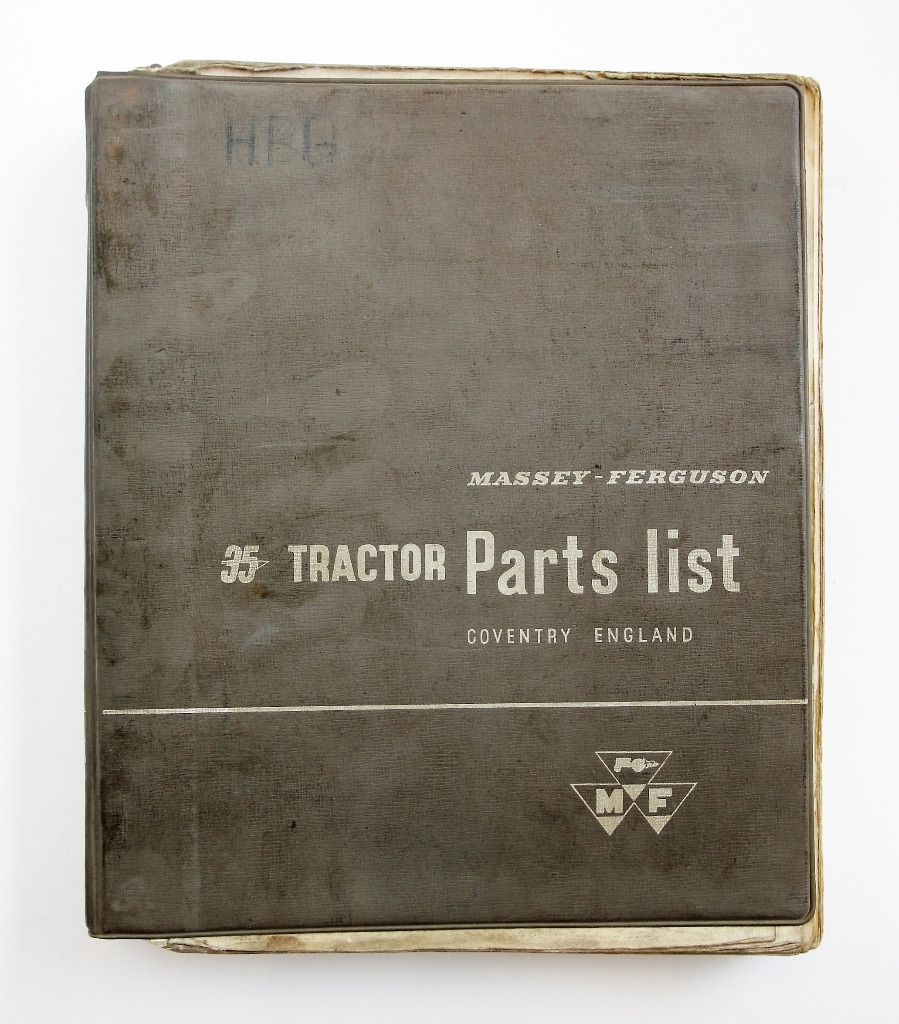 MF 35 Tractor Parts List