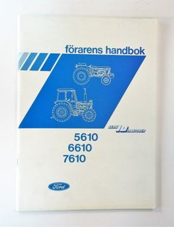 Ford 6710, 7710, 8210 Förarens handbok