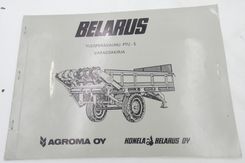 Belarus general trailer PTU-5 parts catalogue