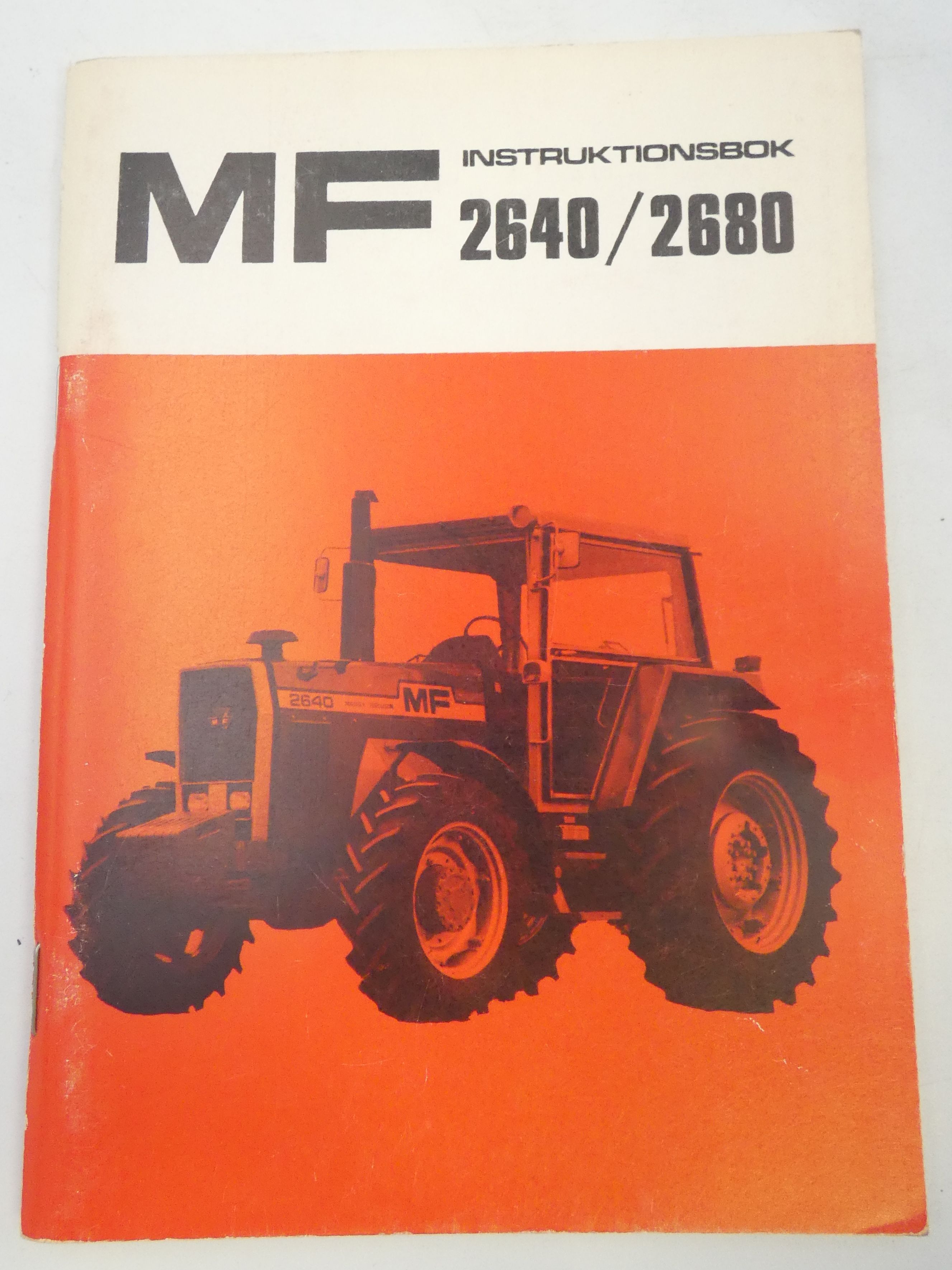 Massey-Ferguson MF2640/2680 instruktionsbok