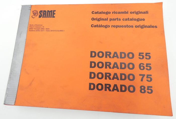 Same Dorado 55, 65, 75 and 85 original parts catalogue