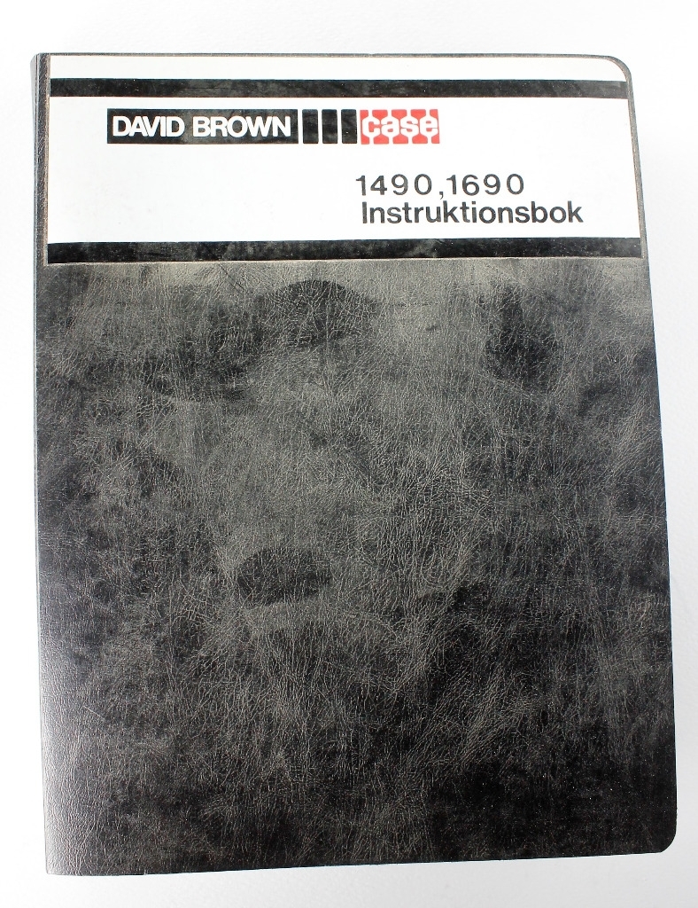 David Brown 1490, 1690 Instruktionsbok