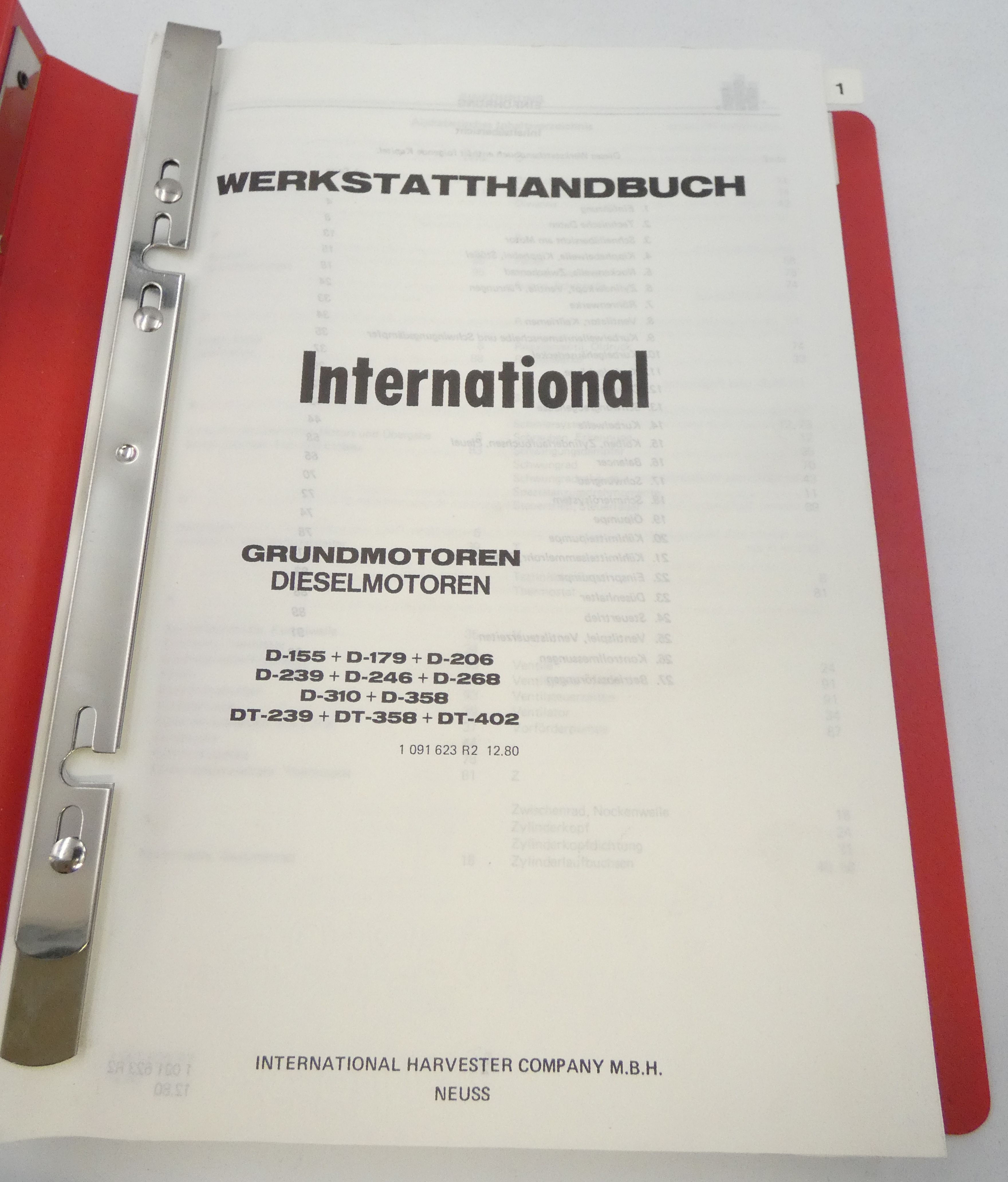 International dieselmotoren D-135, D-179, D-206, D-239, D-246, D-268, D-310, D-358, DT-239, DT-358, DT-402 werkstatthandbuch + International fuel system and turbocharger for international diesel engines with VA-CR and VE-F injection pumps