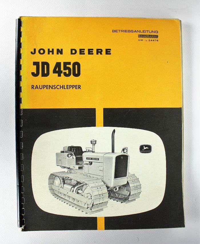 John Deere JD450 Telatraktori Ohjekirja