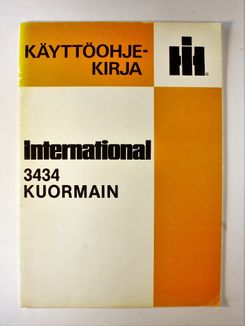 International 3434 Kuormain - Käyttöohjekirja