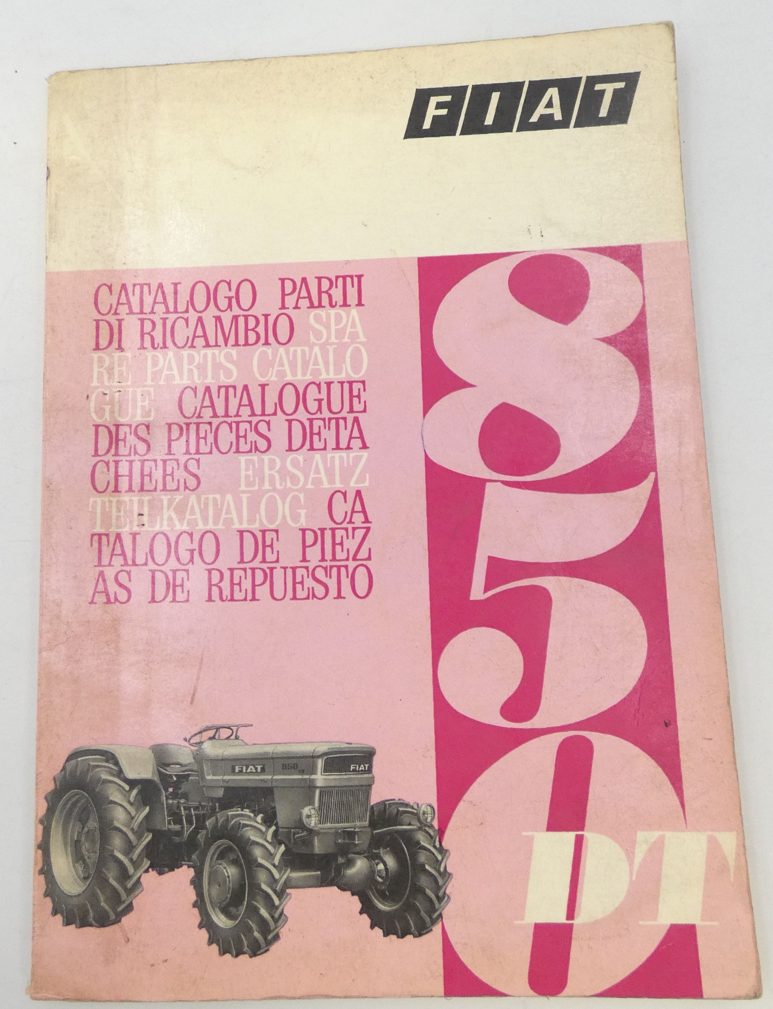 Fiat 850DT spare parts catalogue