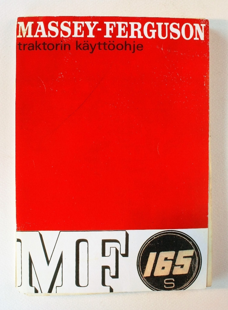 MF 165 Käyttöohje