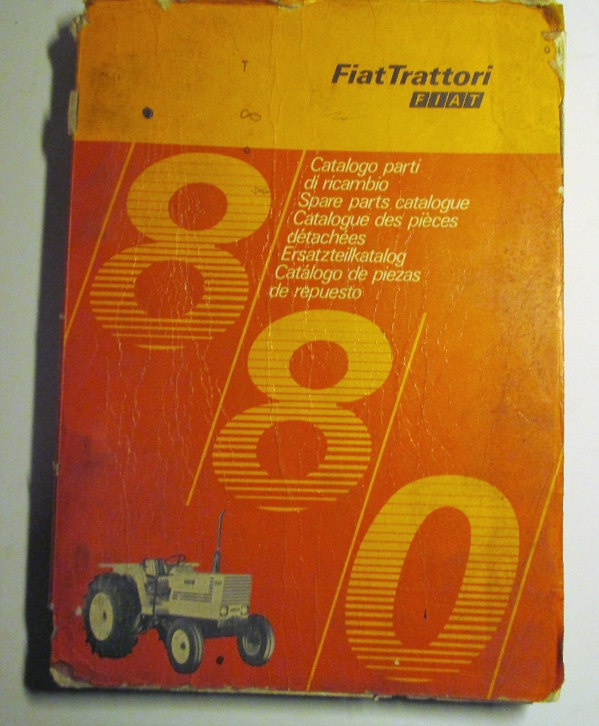 Fiat 880 ja 880D Varaosakirja 4 syl. moottori