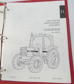 Case International 985XL tractor parts catalogue
