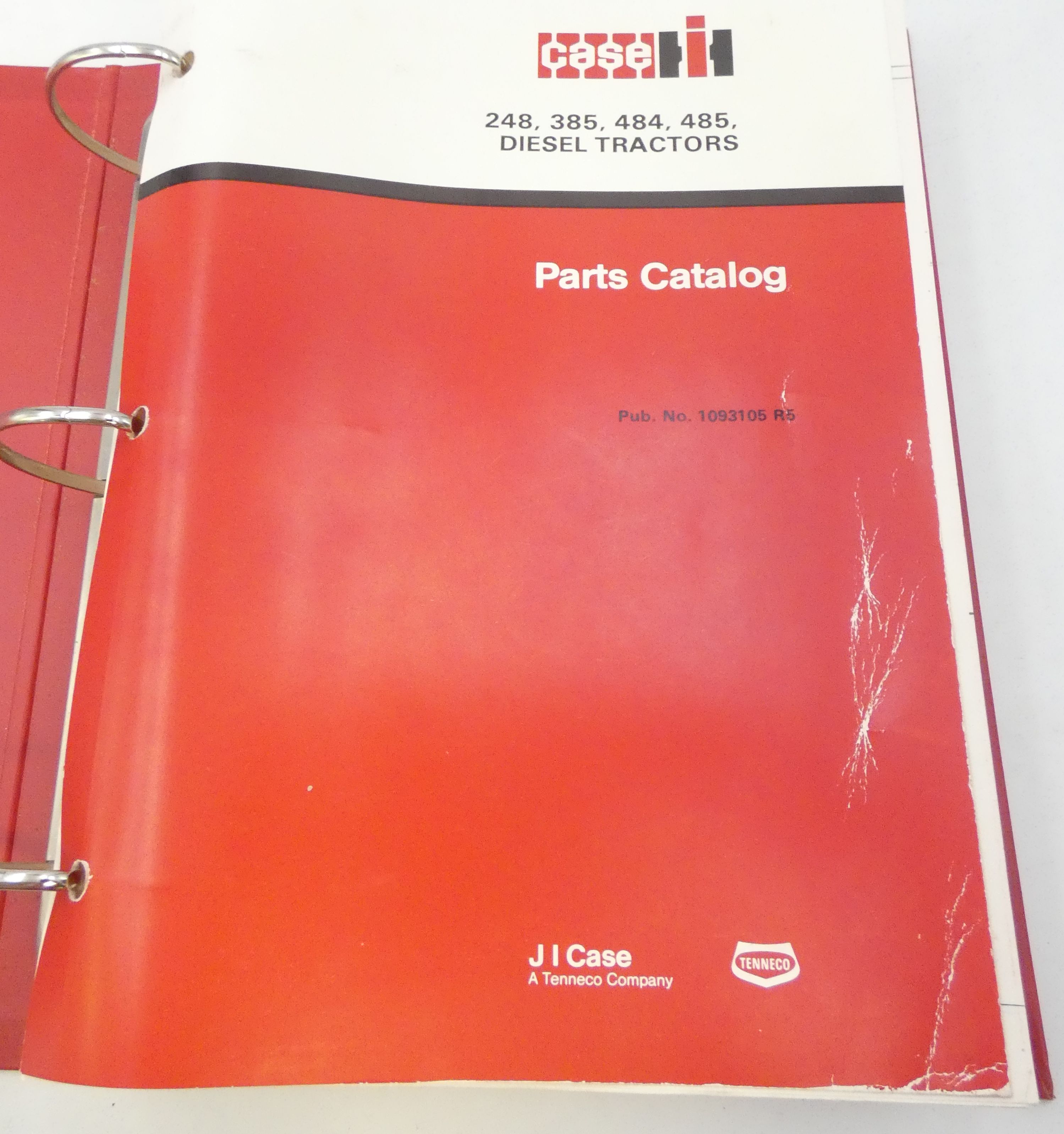 CaseIH 248, 385, 484, 485 diesel tractors parts catalog